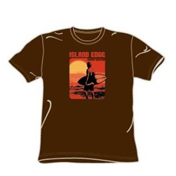 Sunset Surfer - Adult Coffee S/S T-Shirt For Men