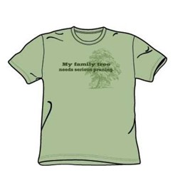 Family Tree - Adult Wasabi S/S T-Shirt For Men