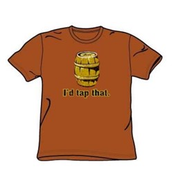 I'D Tap That - Adult Texas Orange S/S T-Shirt For Men