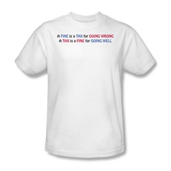 Funny Tees - Mens Fine Tax T-Shirt