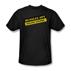 Russian Spy - Mens T-Shirt In Black