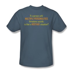 Hostage Situation - Mens T-Shirt In Slate