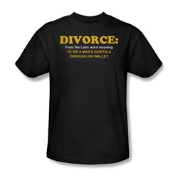 Divorce - Mens T-Shirt In Black