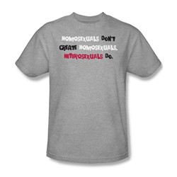 Funny Tees - Mens Homosexuals T-Shirt
