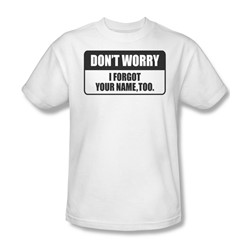 Forgot Your Name - Mens T-Shirt In White