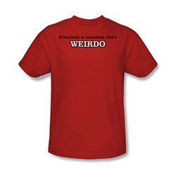 Weirdo - Mens T-Shirt In Red