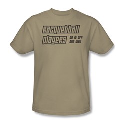 Racquetball Players Do It - Mens T-Shirt In Sand