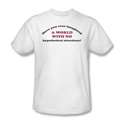 Hypothetical Situations - Mens T-Shirt In White
