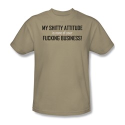 My Attitude - Mens T-Shirt In Sand