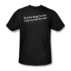 Things I'Ve Lost - Mens T-Shirt In Black