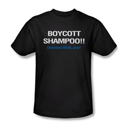 Boycott Shampoo - Mens T-Shirt In Black