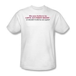 Love At First Sight - Mens T-Shirt In White