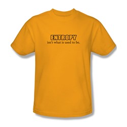 Entropy - Mens T-Shirt In Gold
