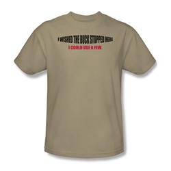 Buck Stopped Here - Mens T-Shirt In Sand