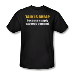 Supply Exceeds Demand - Mens T-Shirt In Black