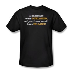 Outlawed In Laws - Mens T-Shirt In Black