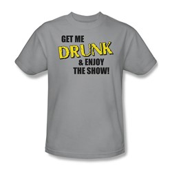 Get Me Drunk - Mens T-Shirt In Silver