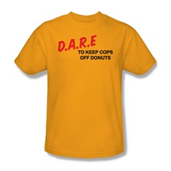 Dare - Mens T-Shirt In Gold