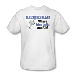 Racquetball - Mens T-Shirt In White