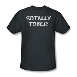 Sotally Tober - Mens T-Shirt In Charcoal