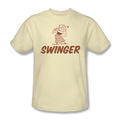 Swinger - Mens T-Shirt In Cream