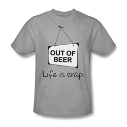 Out Of Beer - Mens T-Shirt In Heather
