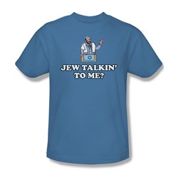 Jew Talkin - Mens T-Shirt In Carolina Blue
