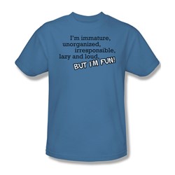 But I'M Fun - Mens T-Shirt In Carolina Blue