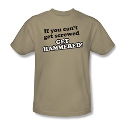 Can'T Get Screwed - Mens T-Shirt In Sand