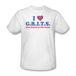Grits - Mens T-Shirt In White