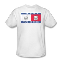 Tommy Twokegger - Mens T-Shirt In White