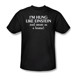 Hung Like Einstein - Mens T-Shirt In Black