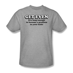 Get Even - Mens T-Shirt In Heather