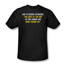 Light At The End Of The Tunnel - Mens T-Shirt In Black