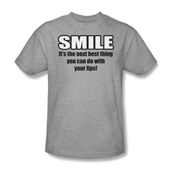 Smile - Mens T-Shirt In Heather