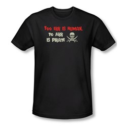 Pirate - Mens Slim Fit T-Shirt In Black