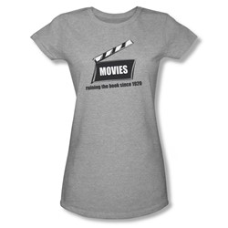 Movies - Juniors Sheer T-Shirt In Heather