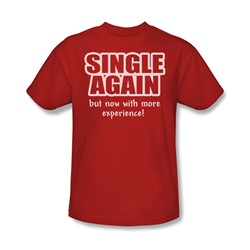 Single Again - Mens T-Shirt In Red