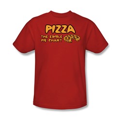 Pizza - Mens T-Shirt In Red