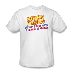 Weekend Forecast - Mens T-Shirt In White