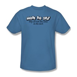 Note To Self - Mens T-Shirt In Carolina Blue