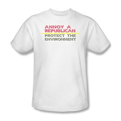 Annoy A Republican - Mens T-Shirt In White