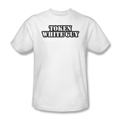 Token White Guy - Mens T-Shirt In White