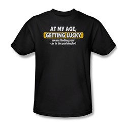 Getting Lucky - Mens T-Shirt In Black