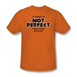 Not Perfect - Mens T-Shirt In Orange