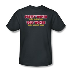 Pretty Women - Mens T-Shirt In Charcoal