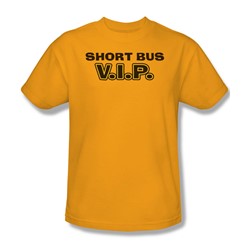 Short Bus Vip - Mens T-Shirt In Gold