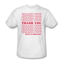 Thank You - Mens T-Shirt In White