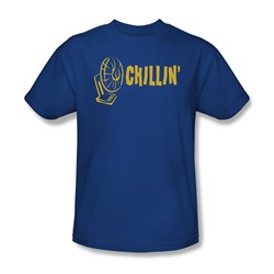 Chillin - Mens T-Shirt In Royal