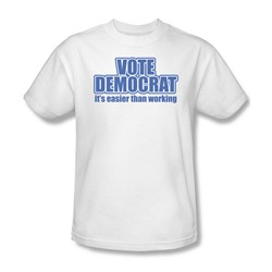 Vote Democrat - Mens T-Shirt In White